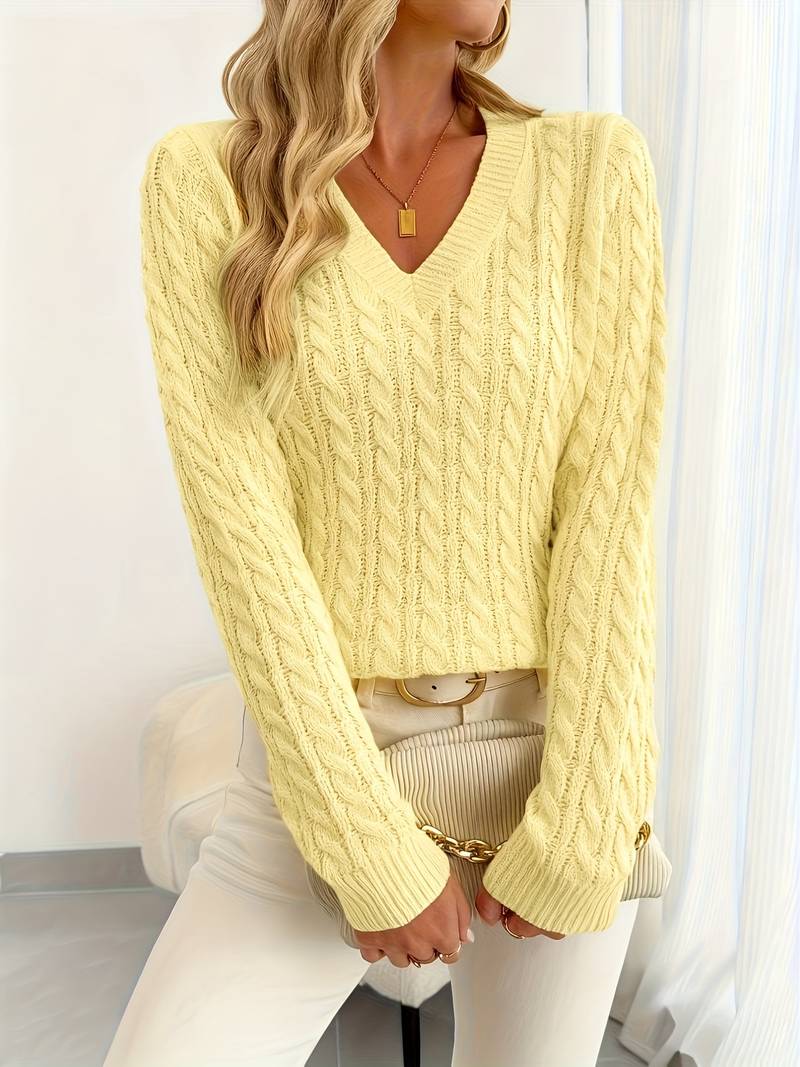 Sivanit - سترة طويلة الأكمام مزينة بخطوط