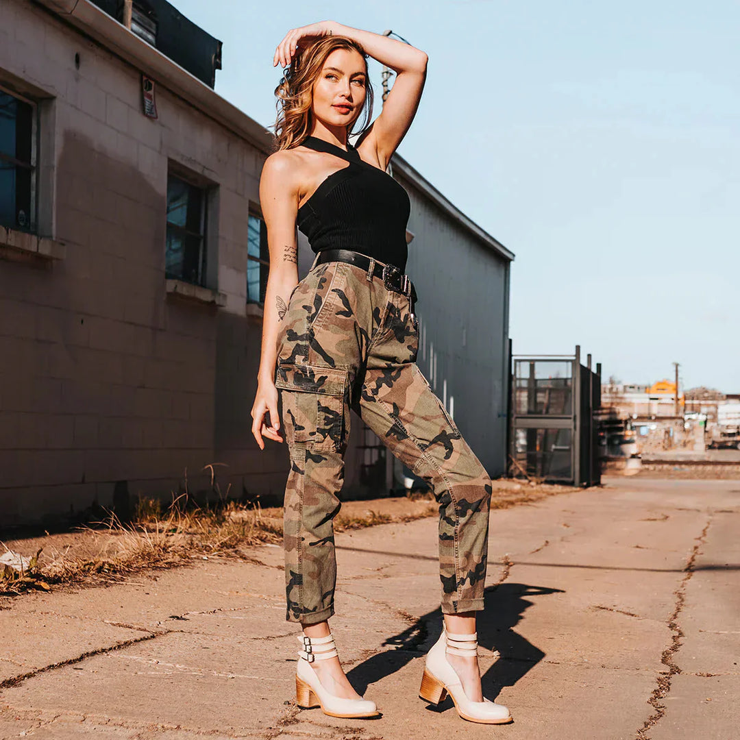 Steffie – حذاء بكعب عالٍ خشبي