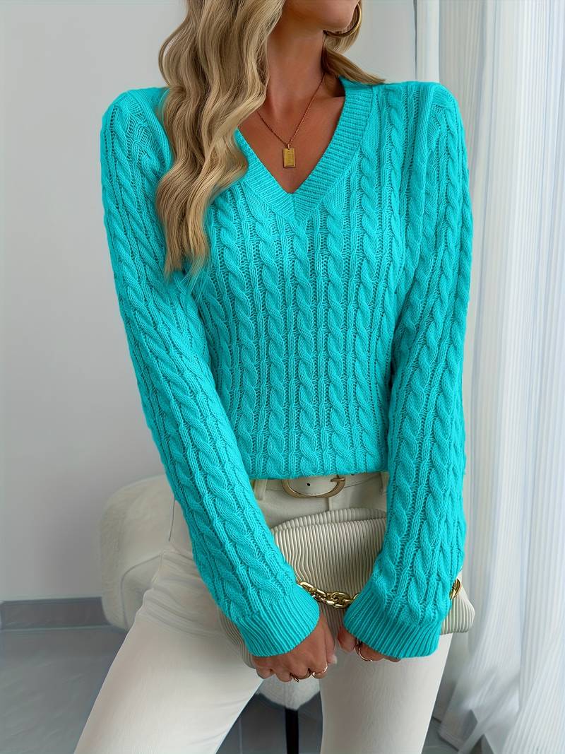 Sivanit - سترة طويلة الأكمام مزينة بخطوط