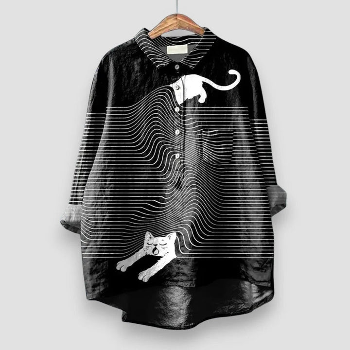 Skaiste - بلوزة حصرية بطبعة كلب