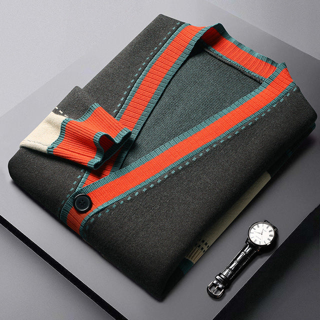 لاجوس - سترة صوفية محبوكة مع جيوب