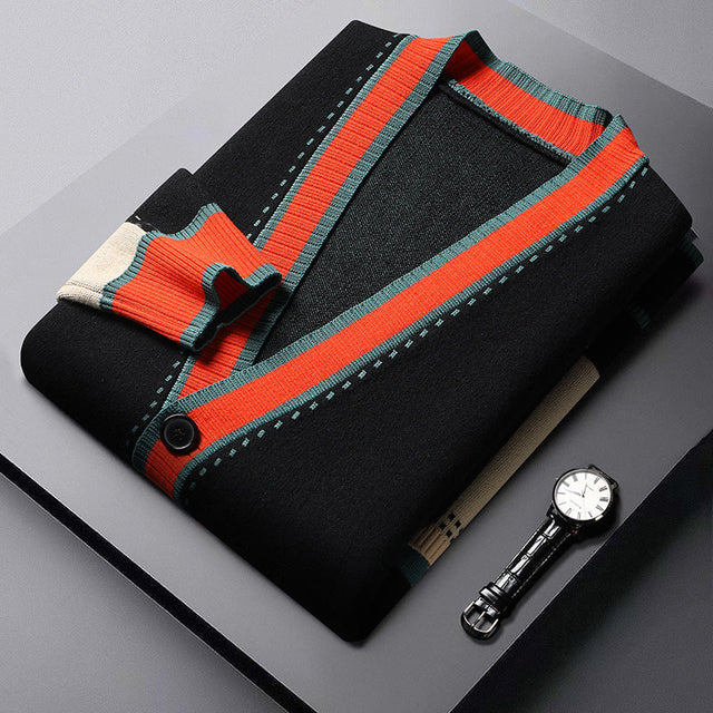 لاجوس - سترة صوفية محبوكة مع جيوب