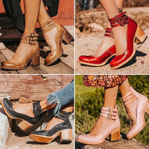 Steffie – حذاء بكعب عالٍ خشبي