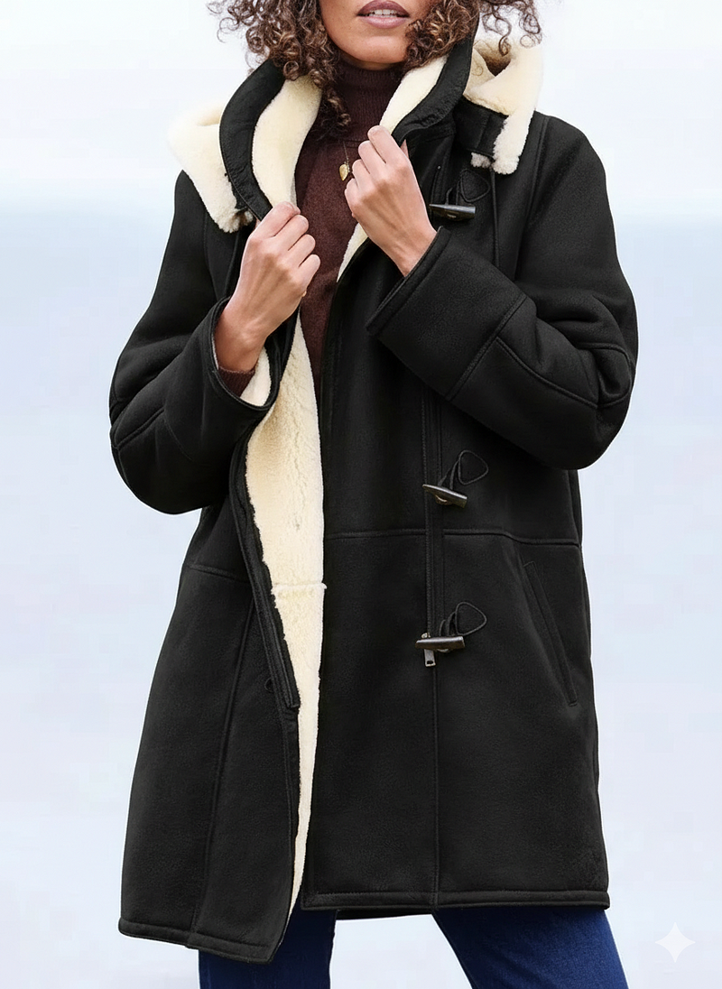 Zulika - معطف من جلد الغزال الصناعي