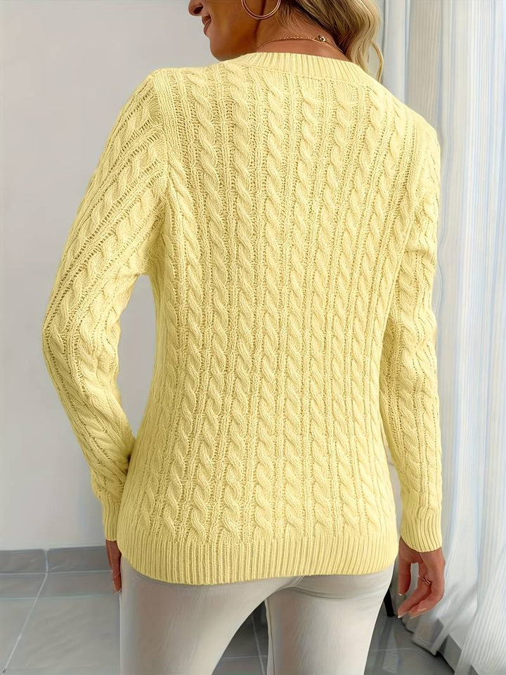 Sivanit - سترة طويلة الأكمام مزينة بخطوط