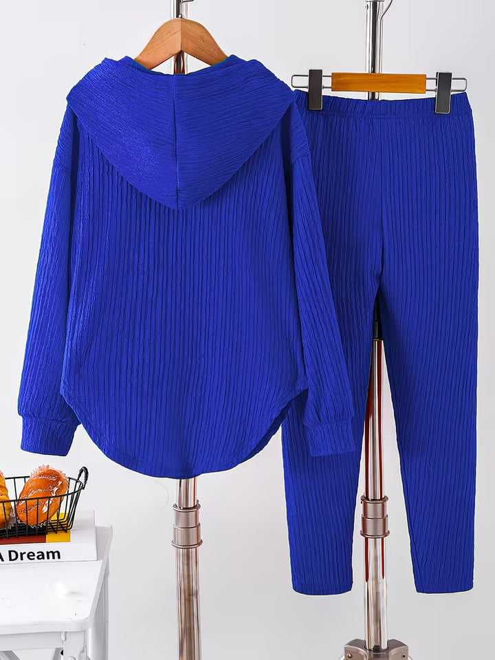 بيرينيكا - بلوزة كاجوال بغطاء رأس وليغينغز