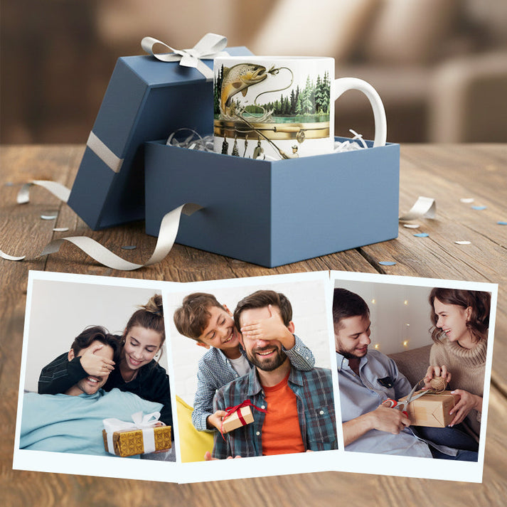 TackleMug - كوب قهوة بزخرفة صيد الأسماك